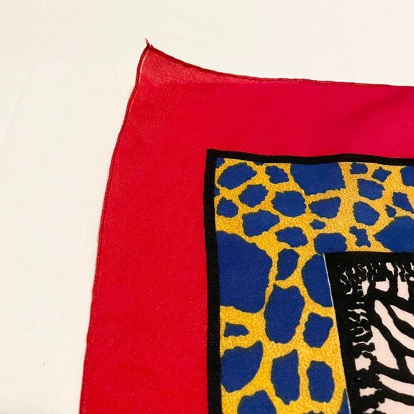 Vintage Semeley Scarf 45 x 45 Inch Made in Turkey - Picture 8 of 16